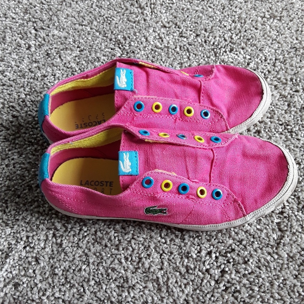 Lacoste children Marcelli LV sneaker shoes sneakers pink lace size 1